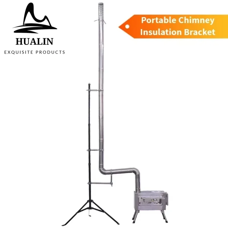 Stainless Chimney Bracket Tent Portable Steel Stove Bracket Outdoor Retractable Chimney Insulated Bracket New
Stainless Chimney Bracket Tent Portable Steel Stove Bracket Outdoor Retractable Chimney Insulated Bracket New