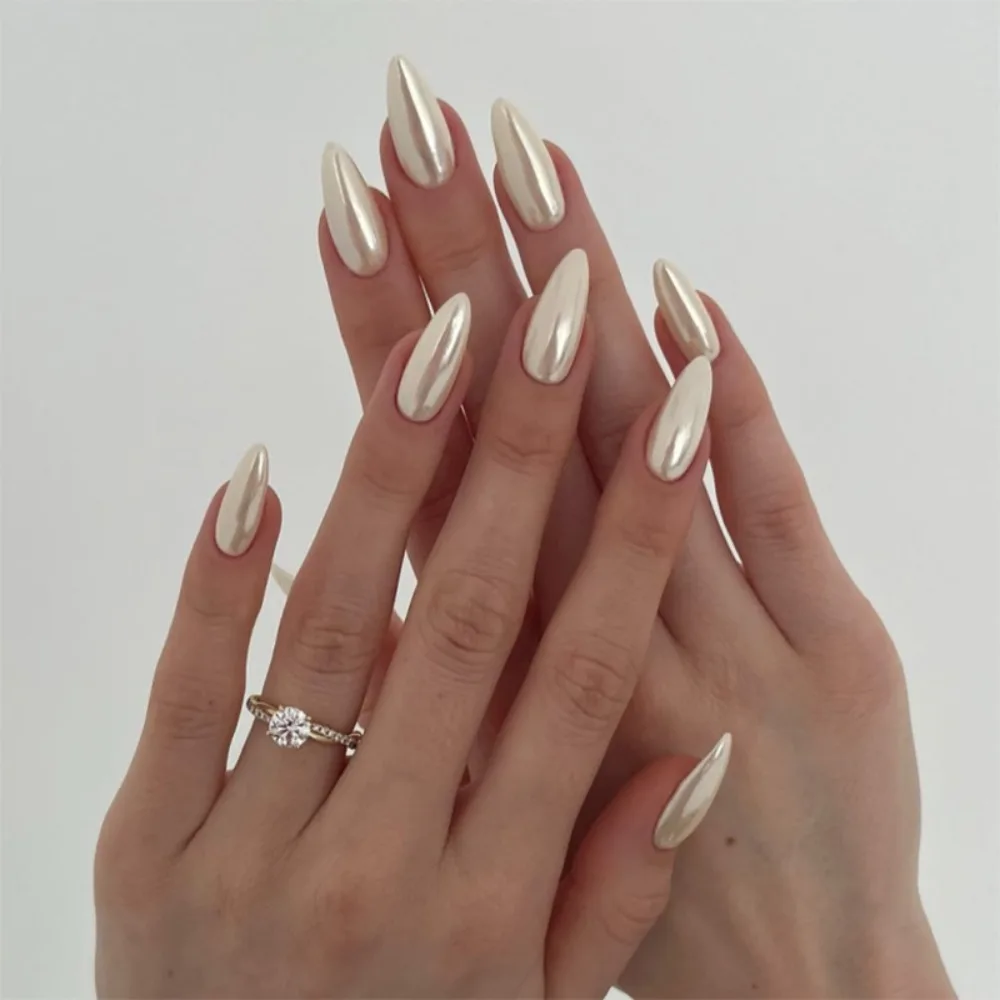 Manicure Long Almond False Nails Aurora French Fake Nails Detachable Press on Nails Women
Manicure Long Almond False Nails Aurora French Fake Nails Detachable Press on Nails Women