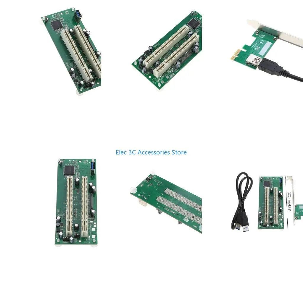 Y51A PCIe to Dual Pci Slot Expansion Card USB3.0 Add on Cards Converter for PC
Y51A PCIe to Dual Pci Slot Expansion Card USB3.0 Add on Cards Converter for PC