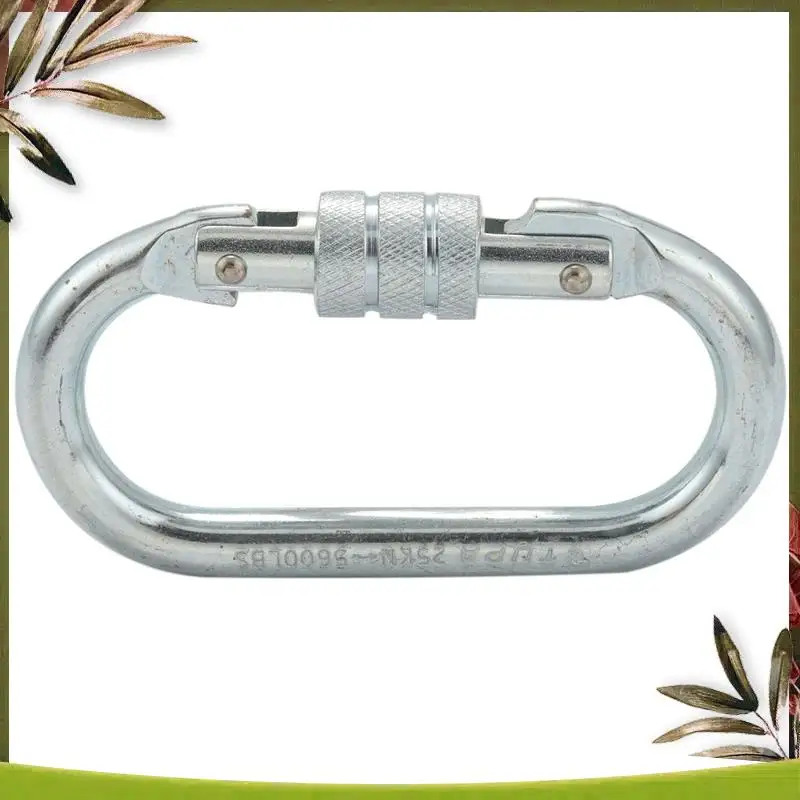 Reliable-6X O Shape 25KN Alloy Steel Safety Buckle Professional Rock Climbing Carabiner Mountaineering Buckle Main Lock
Reliable-6X O Shape 25KN Alloy Steel Safety Buckle Professional Rock Climbing Carabiner Mountaineering Buckle Main Lock