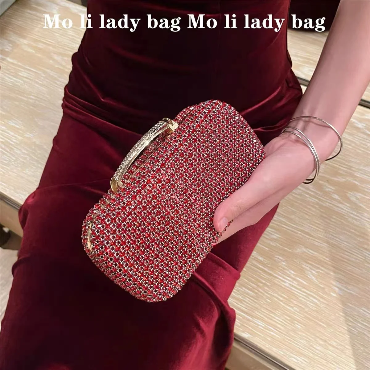 Crystal Rhinestones Diamond Evening Bag Luxury Fashion Bling Shiny Women's Handbag Wedding Party Clutch Purse Crossbody Bag
Crystal Rhinestones Diamond Evening Bag Luxury Fashion Bling Shiny Women's Handbag Wedding Party Clutch Purse Crossbody Bag