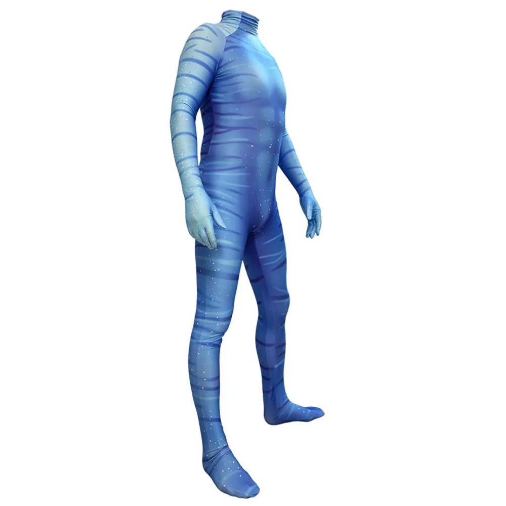 Adult Men Avatar Cosplay Costume Movie 3D Blue Stripe Print Zentai Full Bodysuit Halloween Party Jumpsuit
Adult Men Avatar Cosplay Costume Movie 3D Blue Stripe Print Zentai Full Bodysuit Halloween Party Jumpsuit