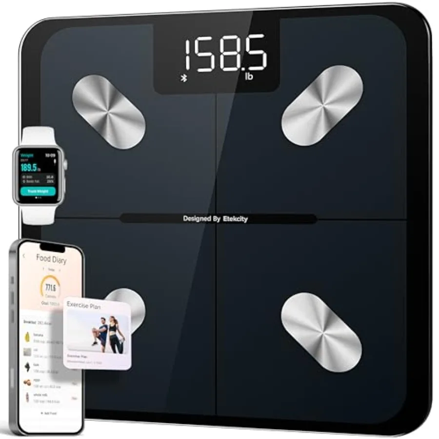 Smart Scale for Body Weight, FSAandHSA Eligible, Bathroom Digital Weighg Scale with BMI, Body Fat, Muscle Mass, Accurate tooth
Smart Scale for Body Weight, FSAandHSA Eligible, Bathroom Digital Weighg Scale with BMI, Body Fat, Muscle Mass, Accurate tooth