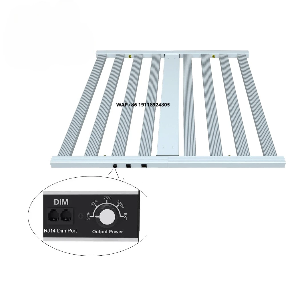 Светодиодный фитосветильник F600W-G Co2 Pro Full Spectrum 600W/720W с 10 планками, алюминиевый корпус, степень защиты IP65, для выращивания растений в помещении, для цветения
Светодиодный фитосветильник F600W-G Co2 Pro Full Spectrum 600W/720W с 10 планками, алюминиевый корпус, степень защиты IP65, для выращивания растений в помещении, для цветения