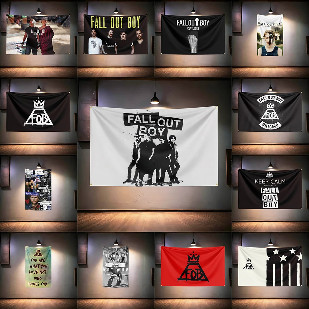 Rock Music Flag 3x5ft for Fall out boy Fans Banner HD Print Brass Grommet Garage Bedroom Living Room Dorm Wall Decor Tapestry
Rock Music Flag 3x5ft for Fall out boy Fans Banner HD Print Brass Grommet Garage Bedroom Living Room Dorm Wall Decor Tapestry