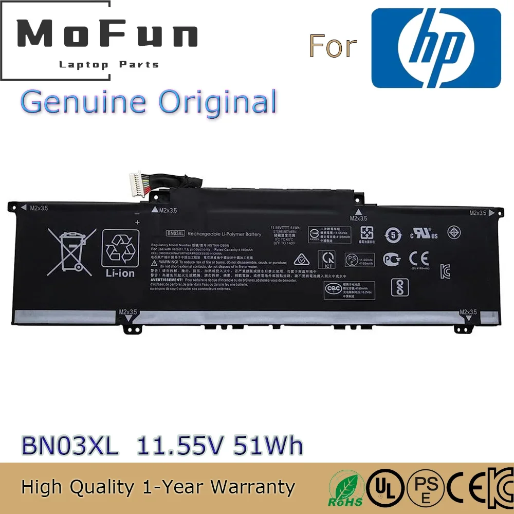 Совершенно новый оригинальный аккумулятор для ноутбука BN03XL 11,55 В 51 Втч для HP Envy x360 13-a 15m-ee013dx HSTNN-OB1O L76965-AC1 и т. д.
Совершенно новый оригинальный аккумулятор для ноутбука BN03XL 11,55 В 51 Втч для HP Envy x360 13-a 15m-ee013dx HSTNN-OB1O L76965-AC1 и т. д.