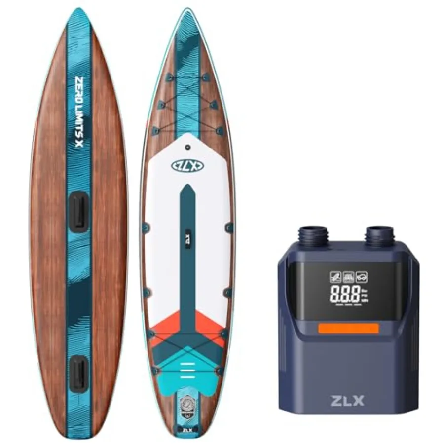 116 Touring Inflatable Paddle Board with Electric Pump for lakes and rivers durable PVC material blue-gray color ultra-stable a
116 Touring Inflatable Paddle Board with Electric Pump for lakes and rivers durable PVC material blue-gray color ultra-stable a