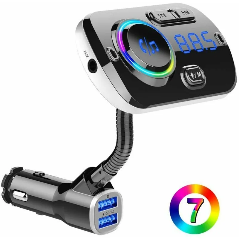 BC49AQ Car Mp3 Player Bluetooth Hands-free Call Colorful Atmosphere Light QC3.0 Fast Charging Car Mp3
BC49AQ Car Mp3 Player Bluetooth Hands-free Call Colorful Atmosphere Light QC3.0 Fast Charging Car Mp3