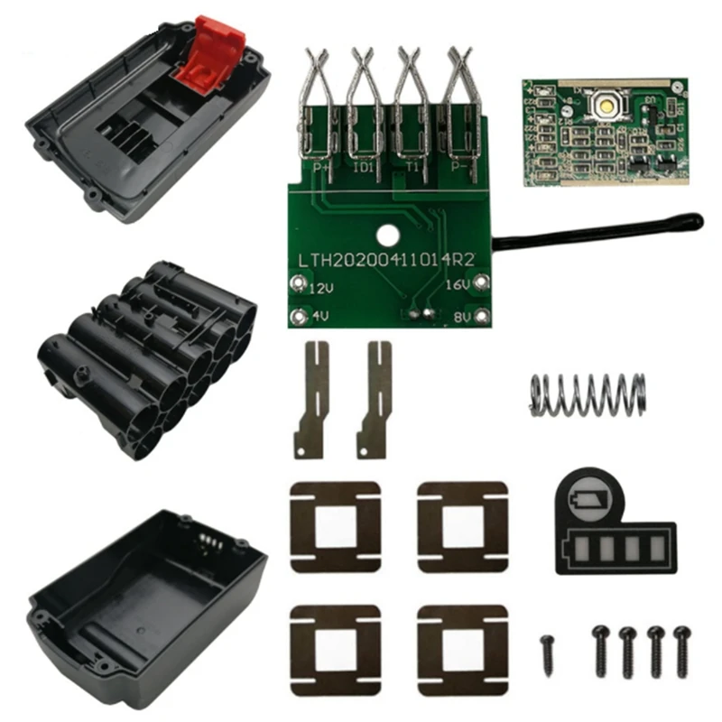 LBX2040 Battery Plastic Shell Charging Protection Circuit Board PCB Box Shell for Black 20V LBXR20 LB20 LB2X4020
LBX2040 Battery Plastic Shell Charging Protection Circuit Board PCB Box Shell for Black 20V LBXR20 LB20 LB2X4020