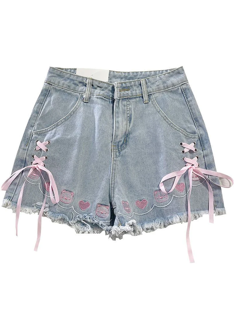 New Fashion Women Hot Girl Sweet Kawaii Bow Vintage Y2k Clothes American Streetwear Sexy Summer A-line Gothic Mini Denim Skirts
New Fashion Women Hot Girl Sweet Kawaii Bow Vintage Y2k Clothes American Streetwear Sexy Summer A-line Gothic Mini Denim Skirts