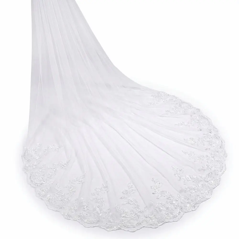 Sequin Lace Lace Bridal Veil 3/4M Long Veil Lace White Wedding Veil Black White with Comb Mesh Bridal Veil Bridal Accessories
Sequin Lace Lace Bridal Veil 3/4M Long Veil Lace White Wedding Veil Black White with Comb Mesh Bridal Veil Bridal Accessories
