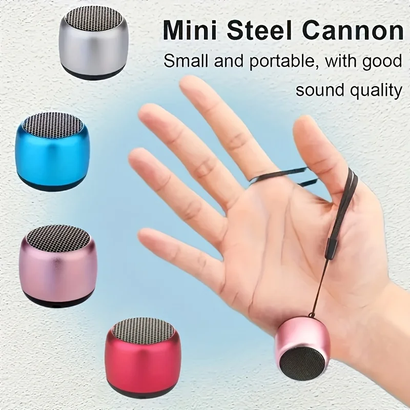 Mini Wireless Speaker M1 with Subwoofer, Portable BluetoothSpeaker Stereo HiFi Sound, Small but Powerful Bass for Outdoor Sports
Mini Wireless Speaker M1 with Subwoofer, Portable BluetoothSpeaker Stereo HiFi Sound, Small but Powerful Bass for Outdoor Sports