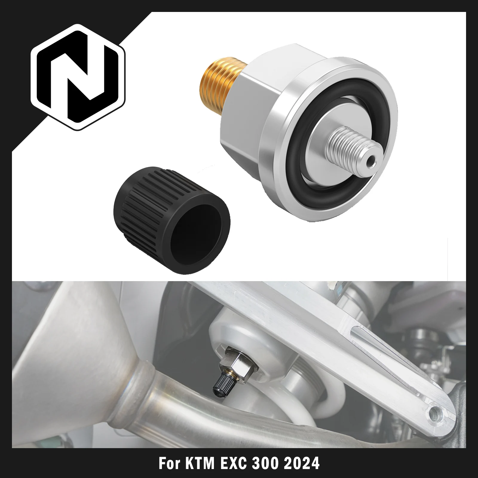 NICECNC For KTM 2024 EXC 300 EXCF 350 EXC 450 XCW 300 WP PDS Rear Shock Suspension Gas Valve SX 125 SXF 250 SXF 450 2023-2024
NICECNC For KTM 2024 EXC 300 EXCF 350 EXC 450 XCW 300 WP PDS Rear Shock Suspension Gas Valve SX 125 SXF 250 SXF 450 2023-2024
