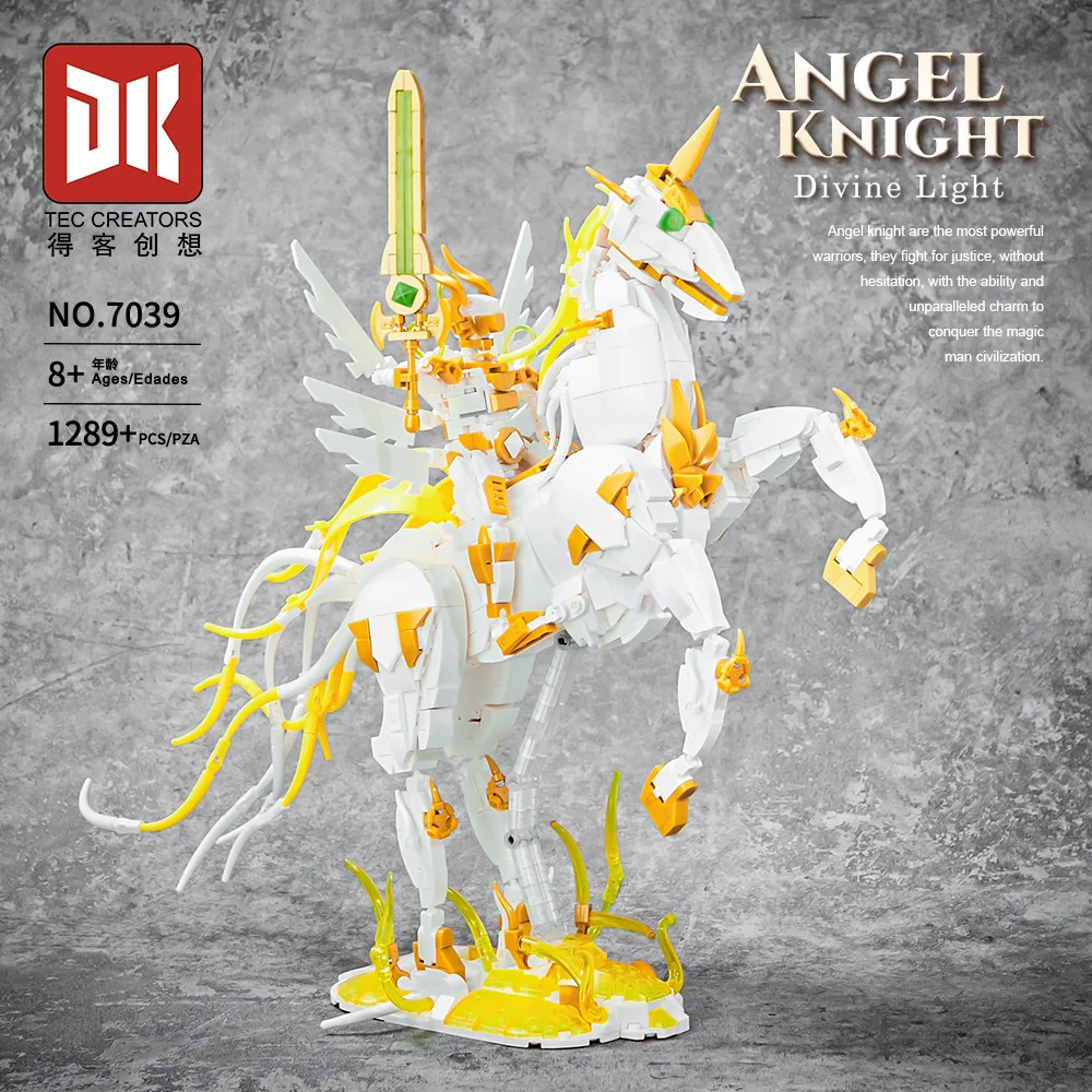 New DK7039 1289pcs MOC Creativity Justice Angel Paladin Building Blocks Bricks Assembling Model DIY Toys for Children Gift Set
New DK7039 1289pcs MOC Creativity Justice Angel Paladin Building Blocks Bricks Assembling Model DIY Toys for Children Gift Set