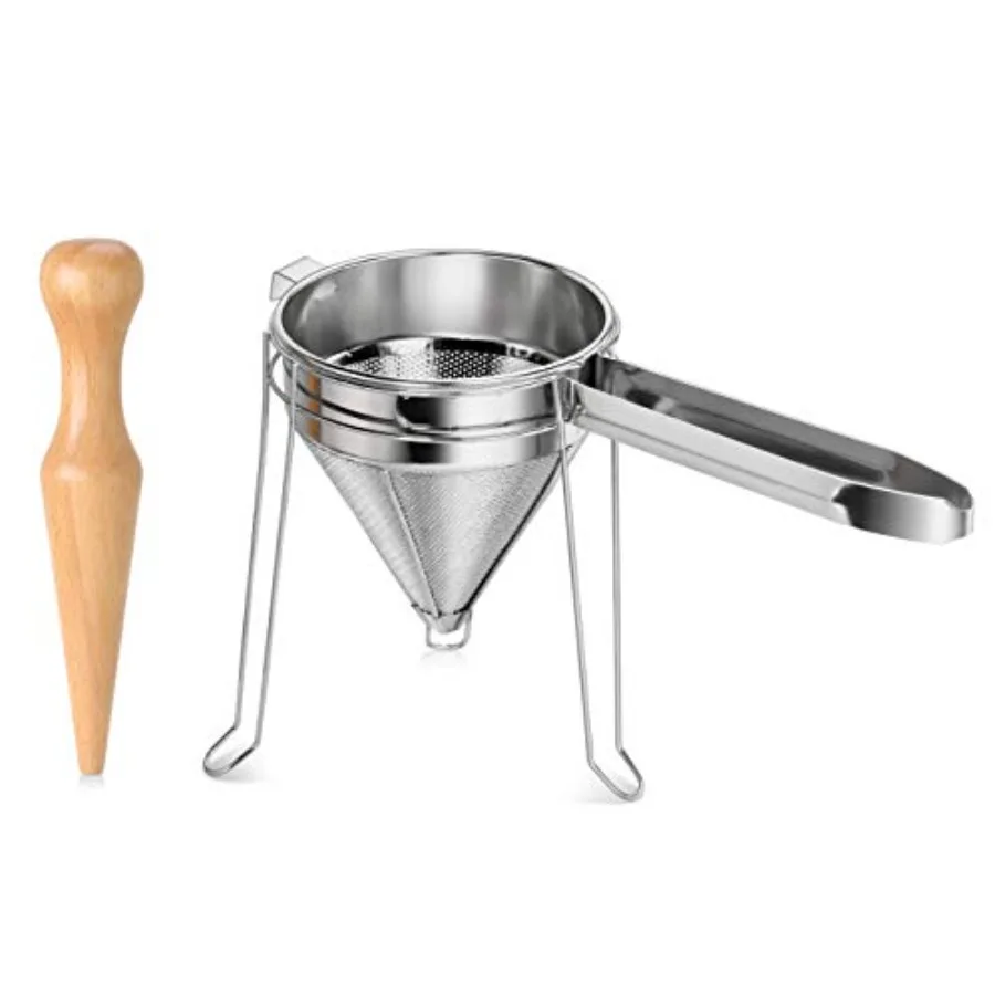 42566 3-Piece Stainless Steel China Cap Strainer Set
42566 3-Piece Stainless Steel China Cap Strainer Set