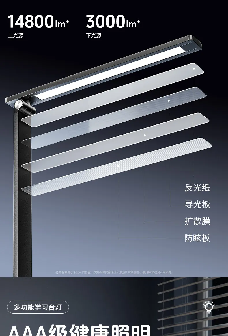 Smart desk lamp eye protection learning special anti-myopia student children's dormitory reading and writing
Smart desk lamp eye protection learning special anti-myopia student children's dormitory reading and writing