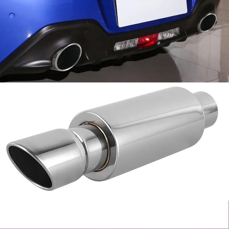 1PCS Universal Car Exhaust Systems Muffler Silver Car Exhaust Muffler Tip Stainless Pipe Rear Tail Throat Straight exhaust pipe
1PCS Universal Car Exhaust Systems Muffler Silver Car Exhaust Muffler Tip Stainless Pipe Rear Tail Throat Straight exhaust pipe