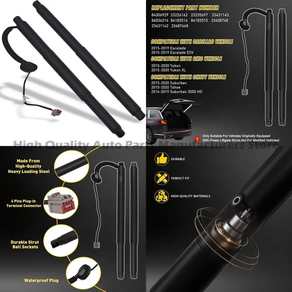 For One Pair Rear Tailgate Power Lift Motor Upgrade Kit for Chevy GMC Cadillac 2015-2020 Suburban Tahoe Yukon 84306929 84183515
For One Pair Rear Tailgate Power Lift Motor Upgrade Kit for Chevy GMC Cadillac 2015-2020 Suburban Tahoe Yukon 84306929 84183515