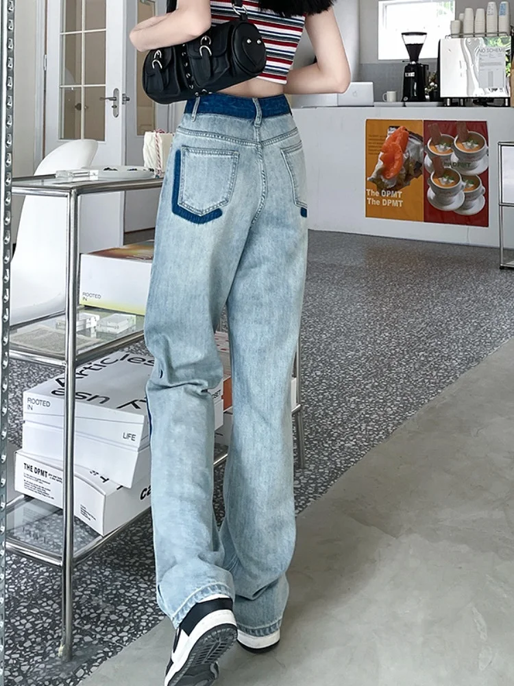 Летние тонкие широкие джинсы, женские свободные брюки прямого кроя, драпированные брюки длиной до пола, высокая талия, смесь хлопка, полиэстер, вискоза
Летние тонкие широкие джинсы, женские свободные брюки прямого кроя, драпированные брюки длиной до пола, высокая талия, смесь хлопка, полиэстер, вискоза