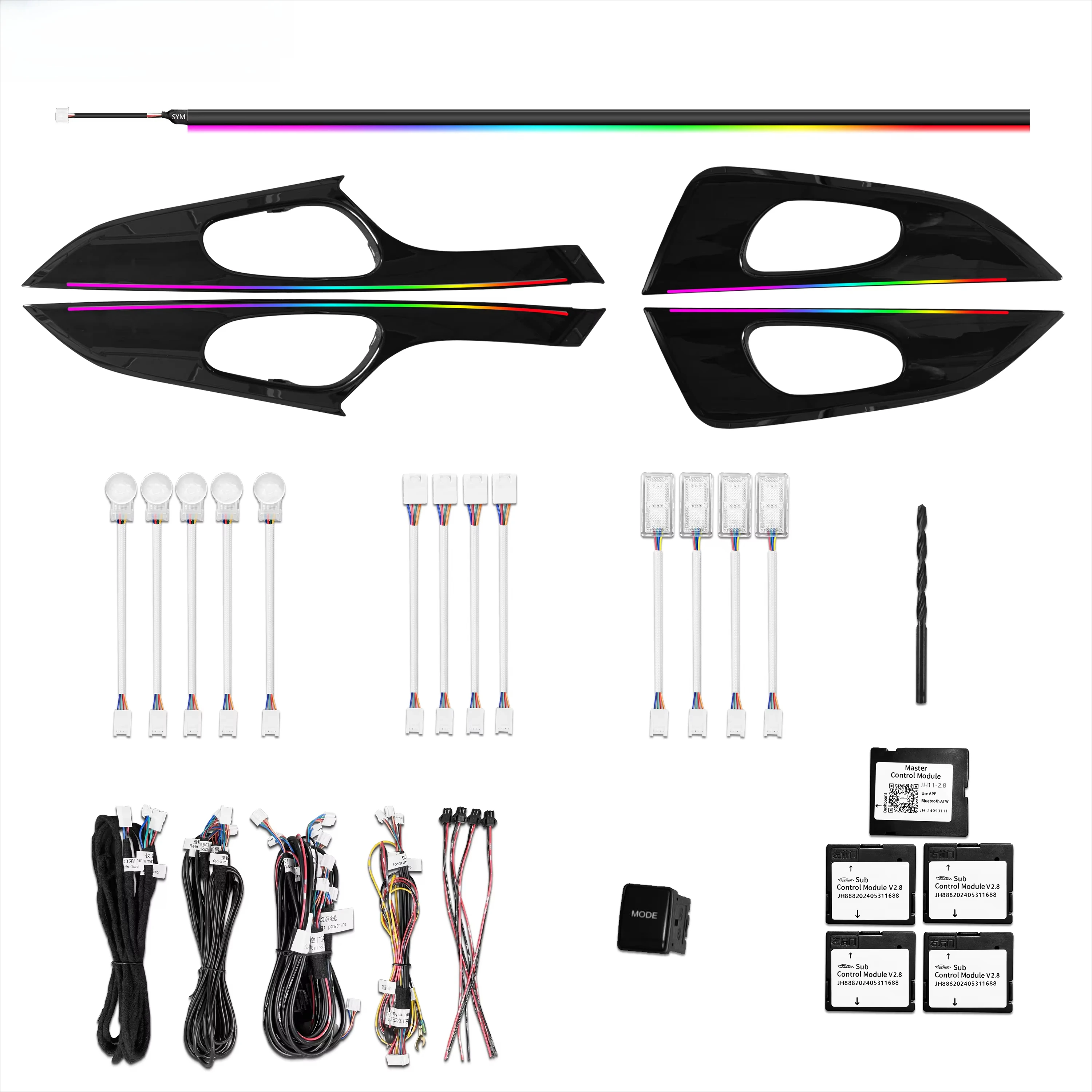 Fit for Nissan X-trail/Rogue T32 2013-2021 Colorful Interior LED Ambient Light Modification Accessories
Fit for Nissan X-trail/Rogue T32 2013-2021 Colorful Interior LED Ambient Light Modification Accessories