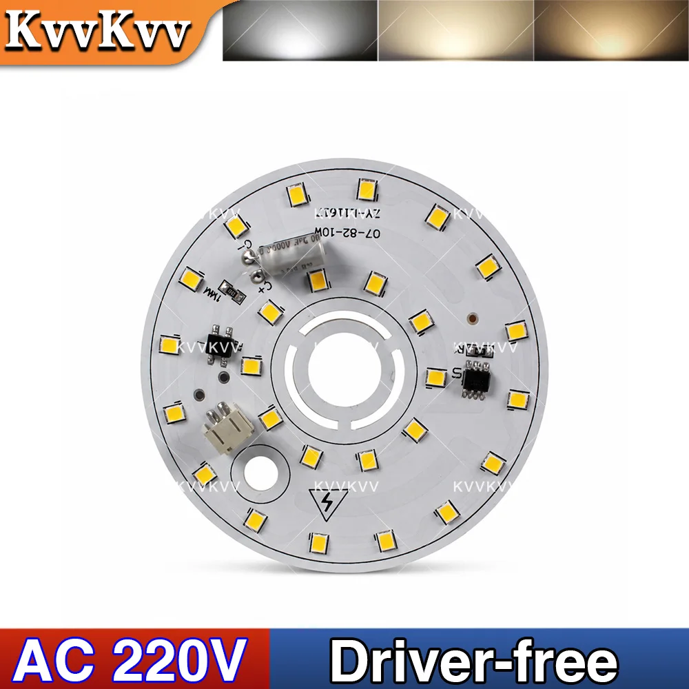 KVVKVV AC220V 240V LED Lamp Plate 5W 6W 12W 15W DOB 2835 SMD Module Light Source Panel White Warm White No Driver Needed Chip
KVVKVV AC220V 240V LED Lamp Plate 5W 6W 12W 15W DOB 2835 SMD Module Light Source Panel White Warm White No Driver Needed Chip