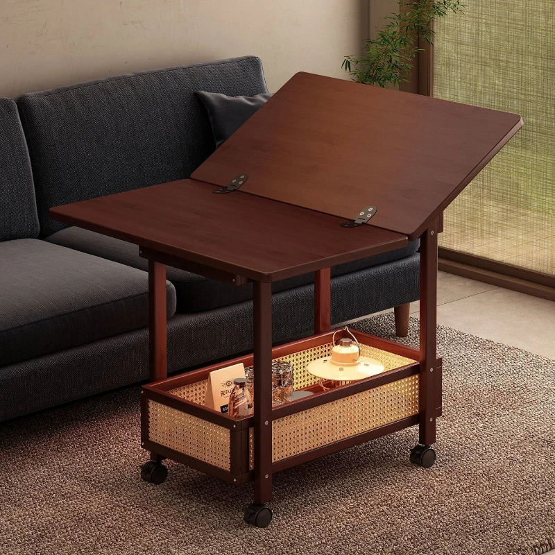 Household pulley folding small table trolley small side table
Household pulley folding small table trolley small side table