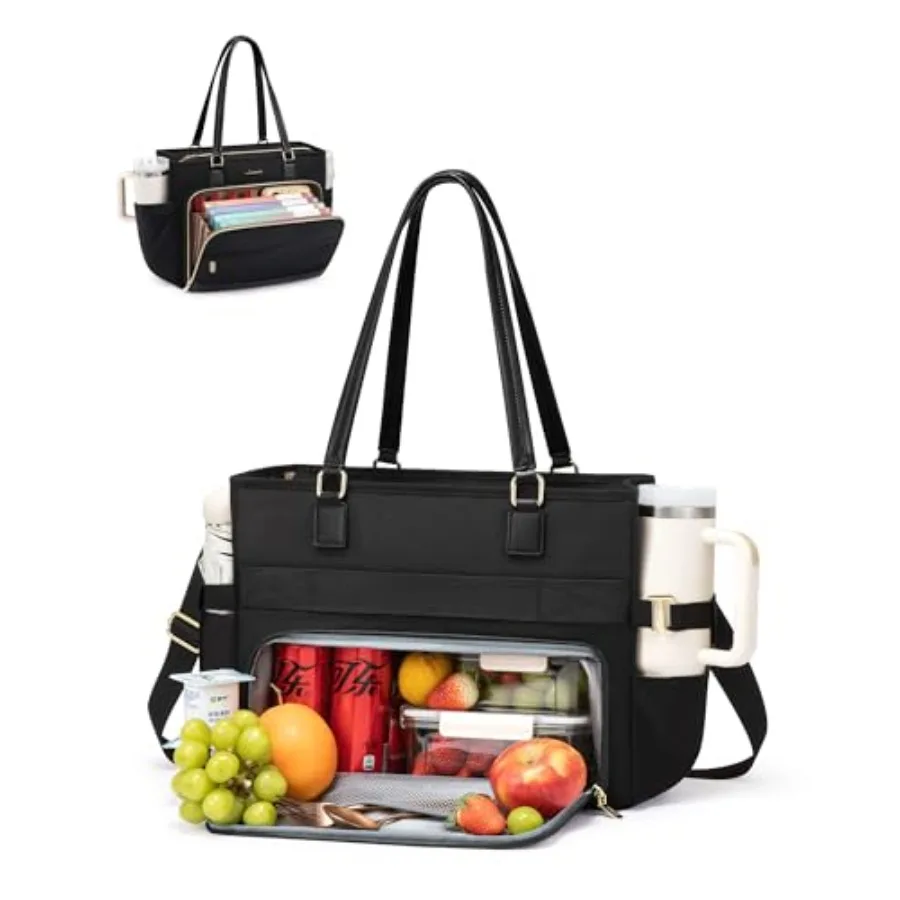 LOVEVOOK Teacher Tote Bag, Laptop Bag for Women with Large Cup Holder and Accordion File Area, Work Tote Bag for Busess
LOVEVOOK Teacher Tote Bag, Laptop Bag for Women with Large Cup Holder and Accordion File Area, Work Tote Bag for Busess