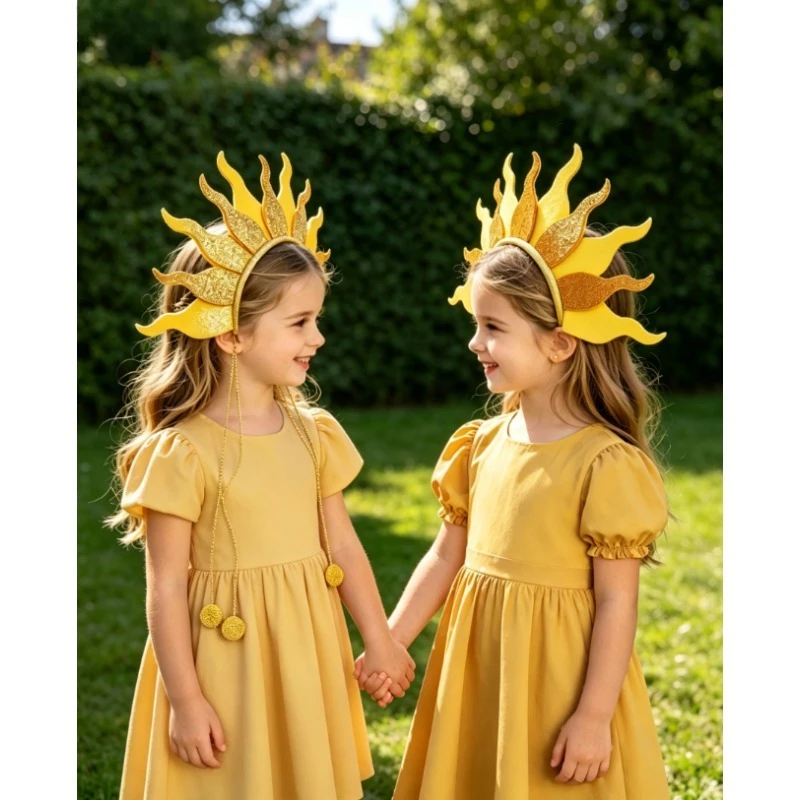 Shining Sun Headband Novelty Decor Adult Kids Style Halloween Festival Party Stage Masquerade Holiday Hair Accessories Headwear
Shining Sun Headband Novelty Decor Adult Kids Style Halloween Festival Party Stage Masquerade Holiday Hair Accessories Headwear