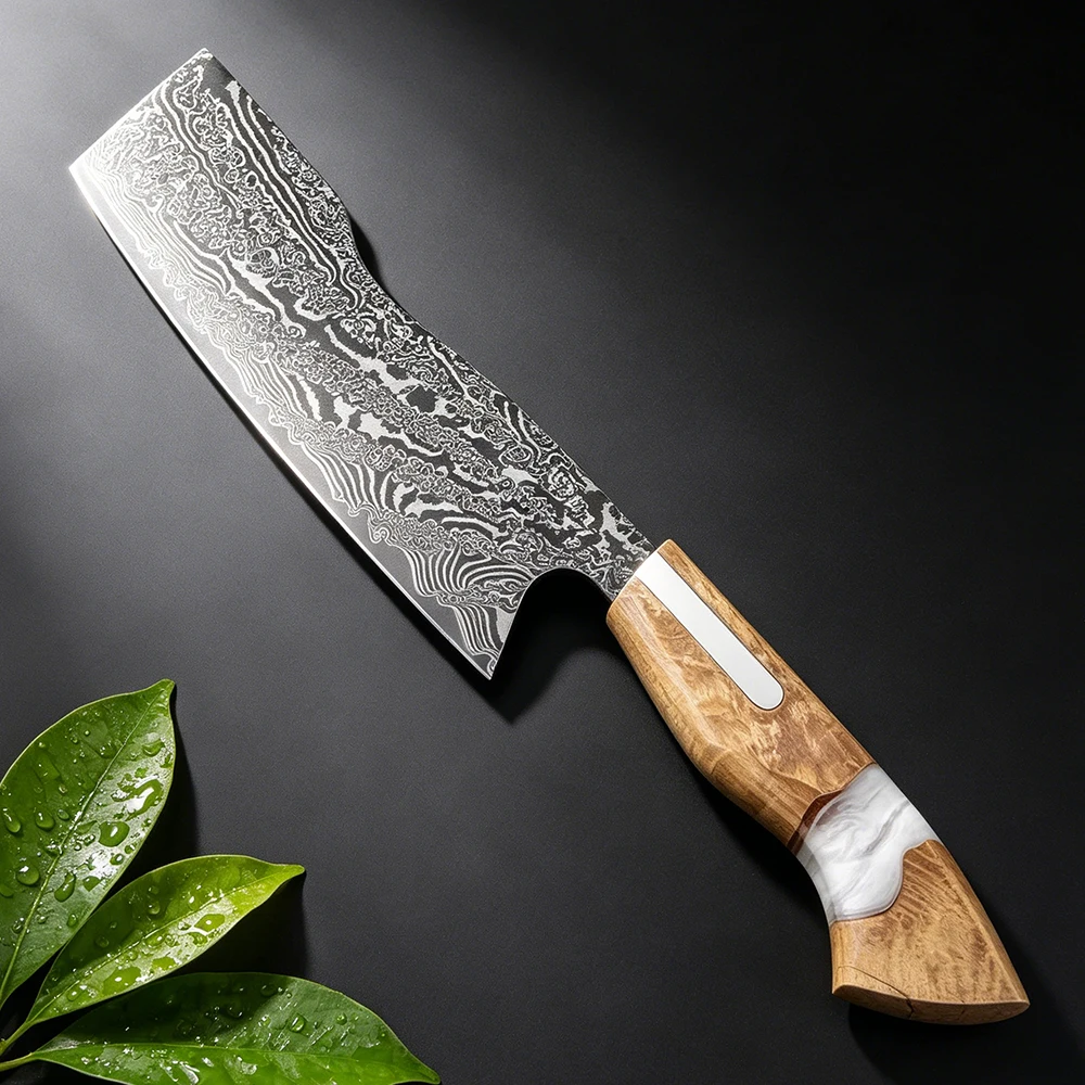XITUO Japanese Nakiri Knife 7" Damascus Steel 67 Layers Chef Knife Professional Kitchen Knife for Vegetables & Sushi-Sharp Blade
XITUO Japanese Nakiri Knife 7" Damascus Steel 67 Layers Chef Knife Professional Kitchen Knife for Vegetables & Sushi-Sharp Blade