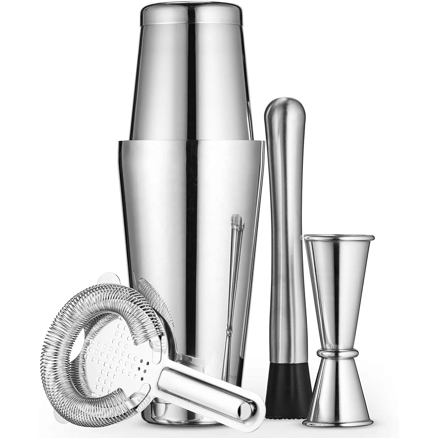 stllFactory Boston Shaker Tins with Weighted Bartender Kit with 18oz & 28oz Mixed Drink Boston Shaker
stllFactory Boston Shaker Tins with Weighted Bartender Kit with 18oz & 28oz Mixed Drink Boston Shaker