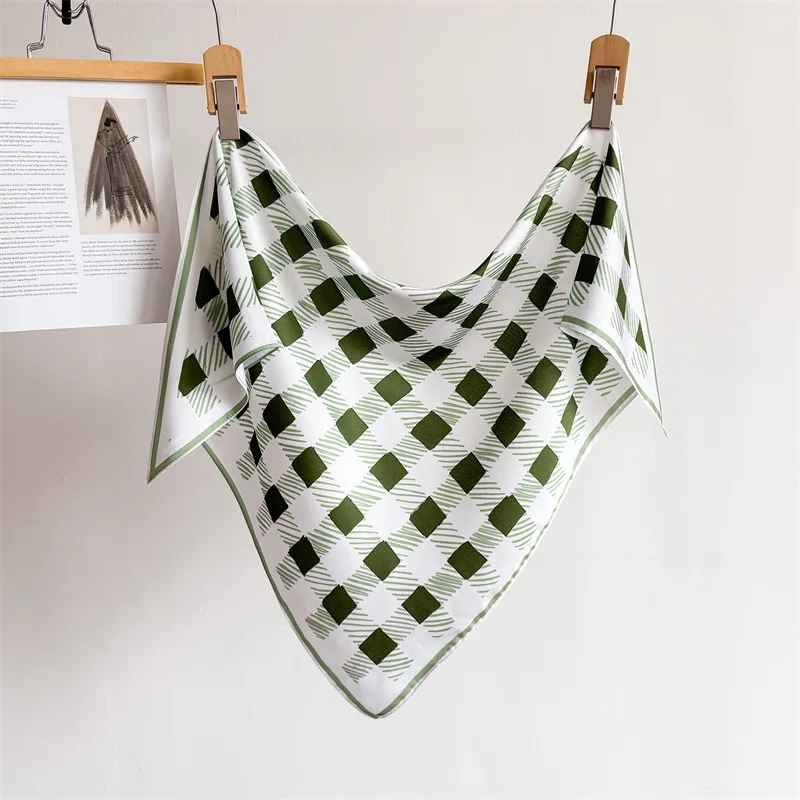 Wrap Around Triangular Scarf Women Silk Feeling Satin Head Scarf Ladies Neck Kerchief Hair Bandana Shawl Wrap Foulard Fashion
Wrap Around Triangular Scarf Women Silk Feeling Satin Head Scarf Ladies Neck Kerchief Hair Bandana Shawl Wrap Foulard Fashion