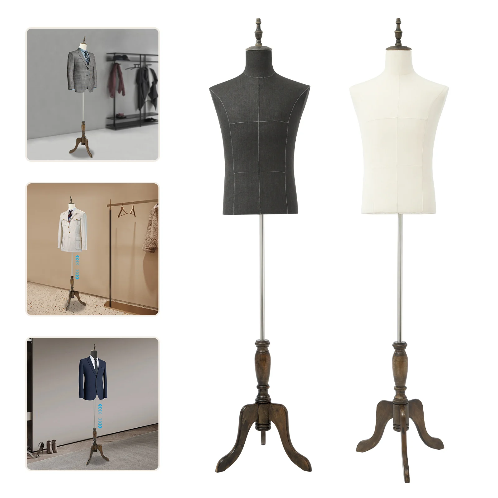 Белый/черный пластиковый мужской манекен, мужской манекен с регулируемой высотой 150-180 см в сборе для магазинов одежды
Белый/черный пластиковый мужской манекен, мужской манекен с регулируемой высотой 150-180 см в сборе для магазинов одежды