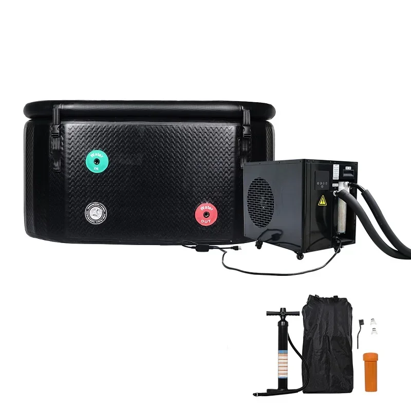 Cold Plunge Tub Oval Sports Recovery Ice Bathtub Inflatable Ice Bath Tub With 1HP Wifi Control Water Chiller Ozone UV Light
Cold Plunge Tub Oval Sports Recovery Ice Bathtub Inflatable Ice Bath Tub With 1HP Wifi Control Water Chiller Ozone UV Light