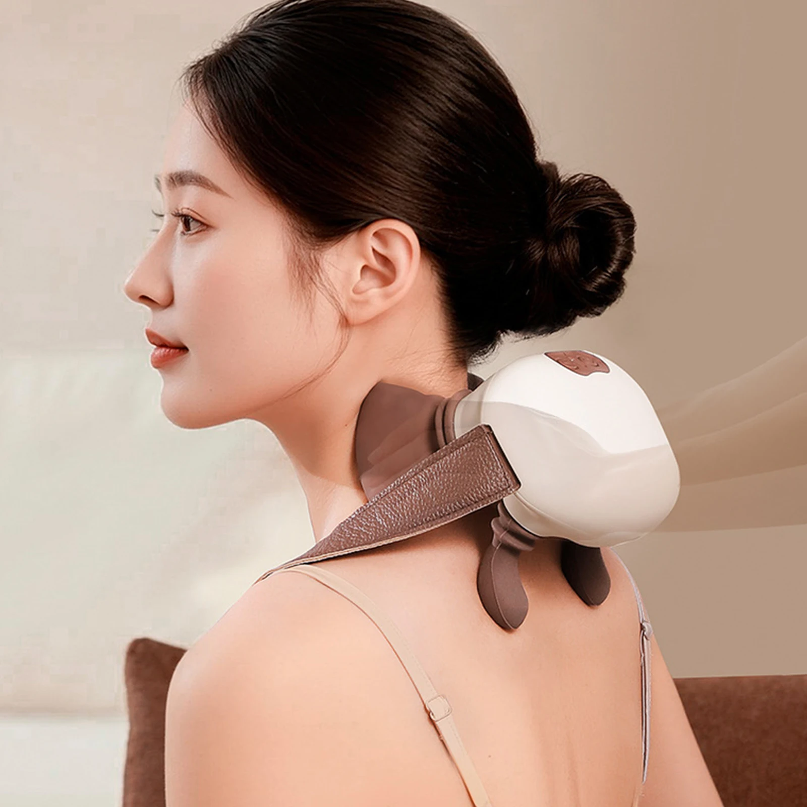 Neck Massager with Heat Shiatsu Neck and Back Massager Rechargeable Deep Tissue Kneading Massage Pillow for Dad Mom
Neck Massager with Heat Shiatsu Neck and Back Massager Rechargeable Deep Tissue Kneading Massage Pillow for Dad Mom