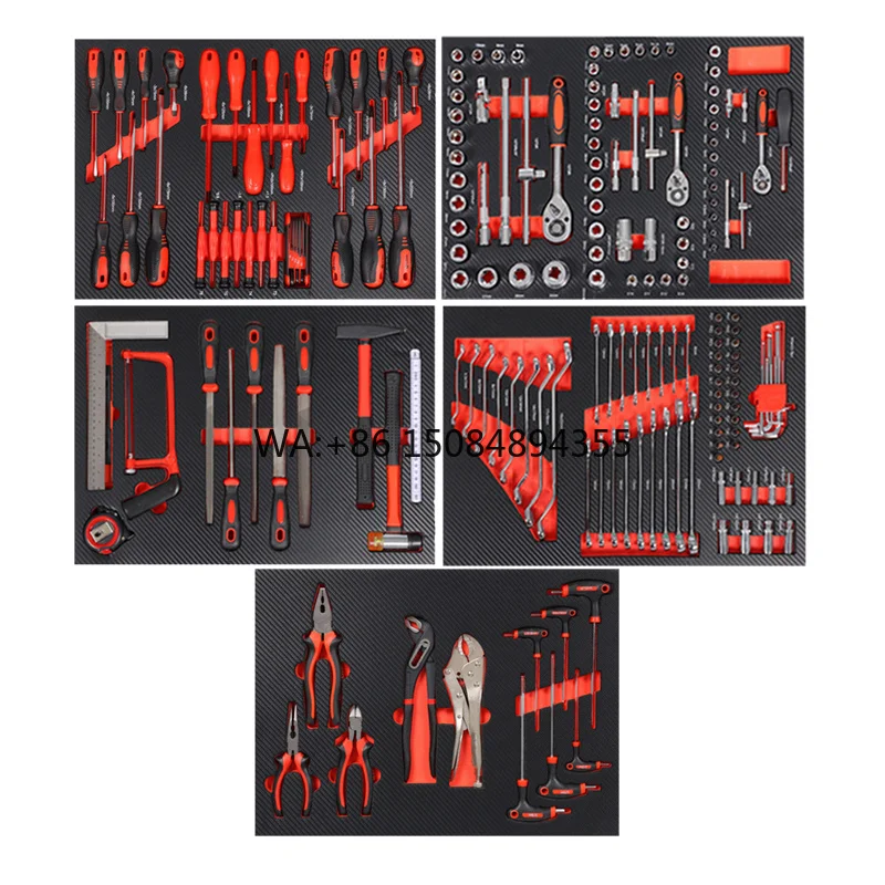 201-Piece CRV Material Hand Tools Set with Plastic Tray Versatile Combinations
201-Piece CRV Material Hand Tools Set with Plastic Tray Versatile Combinations