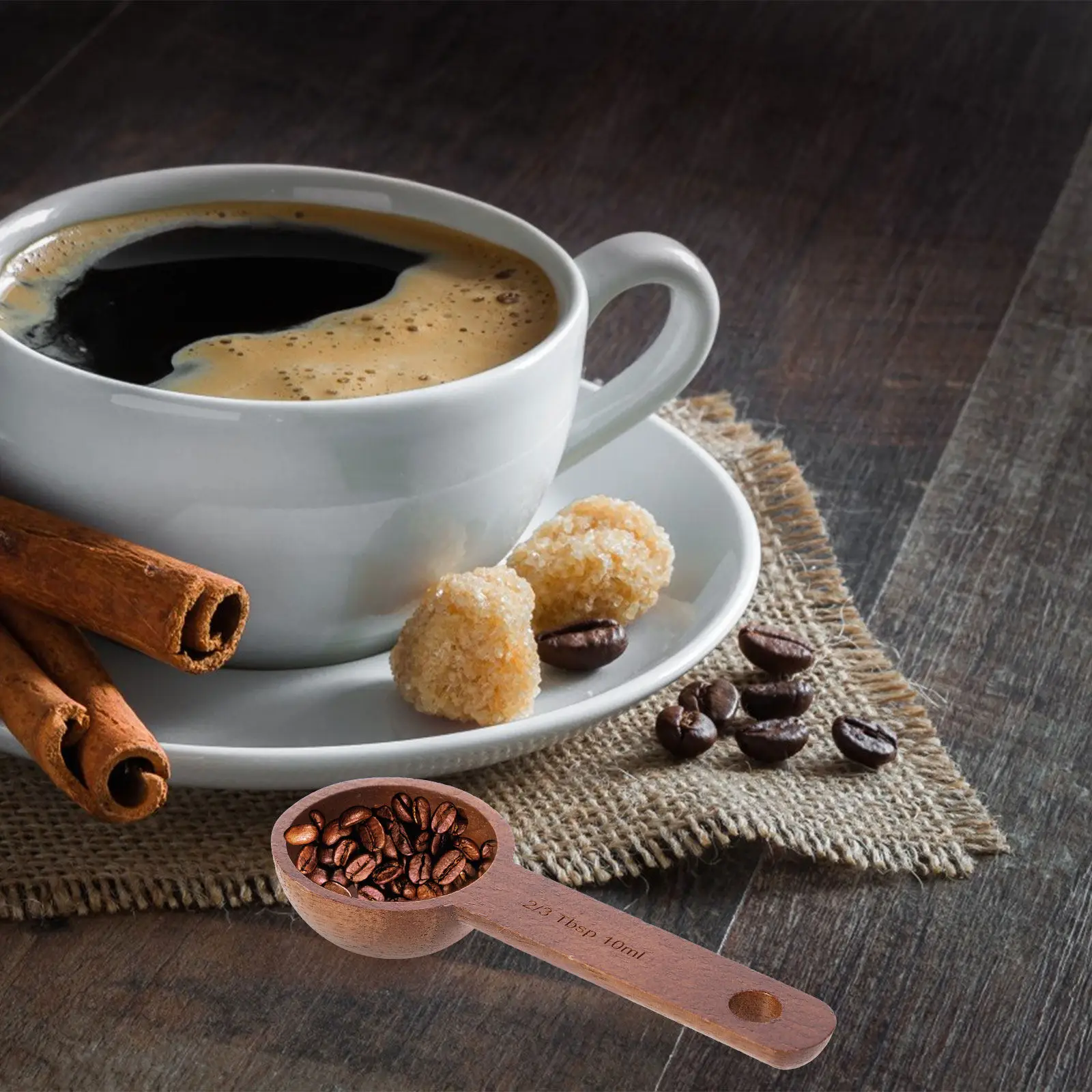 Household Black Walnut Wooden Measuring Spoon Multi-Function Coffee Scoop Tea Powder Sugar Salt Kitchen Measuring Tool
Household Black Walnut Wooden Measuring Spoon Multi-Function Coffee Scoop Tea Powder Sugar Salt Kitchen Measuring Tool