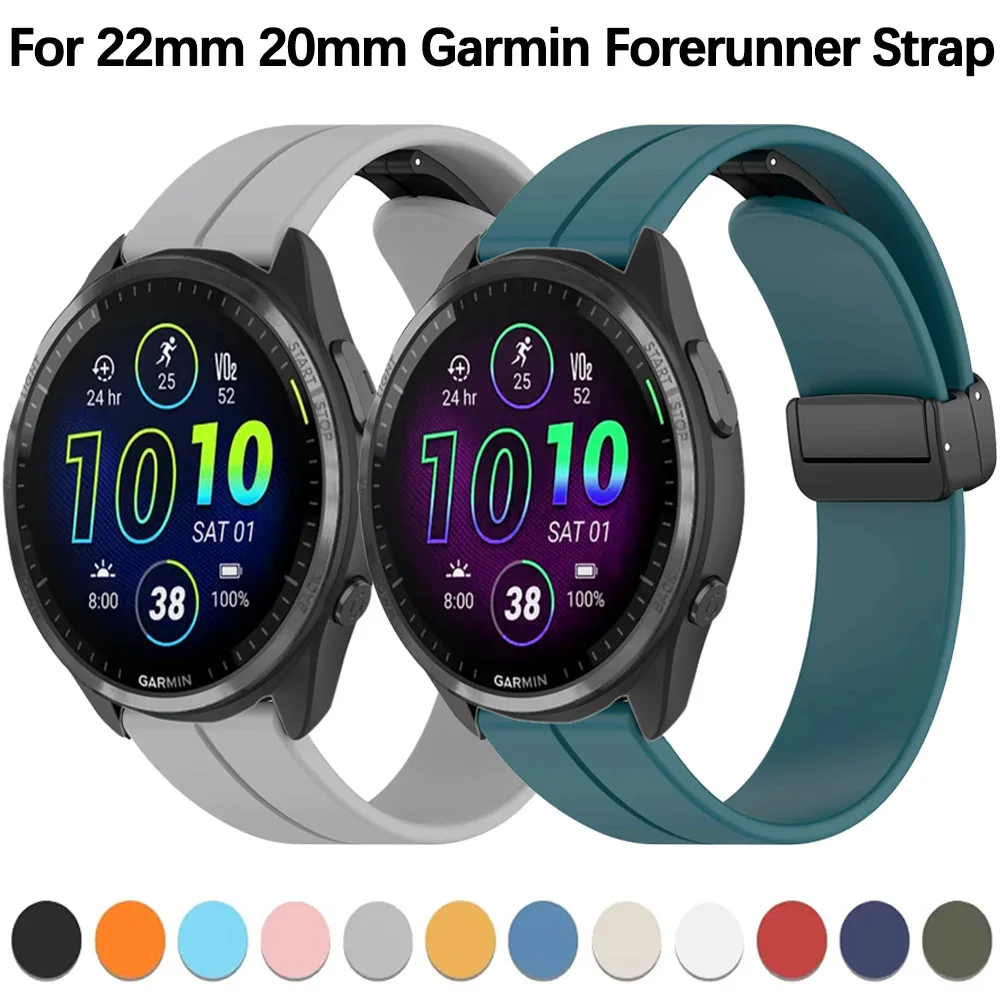 20mm 22mm Silicone Band for Garmin Forerunner 55 645 165 245 965 255 Sport Wristband for Garmin Venu 3 2/Vivoactive 5/Active 5
20mm 22mm Silicone Band for Garmin Forerunner 55 645 165 245 965 255 Sport Wristband for Garmin Venu 3 2/Vivoactive 5/Active 5