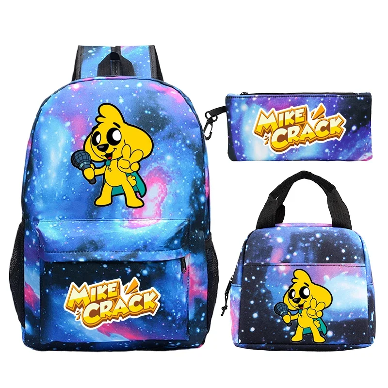 3Pcs/set Mikecrack Backpack Boys Girls Schoolbag Backpack with Lunch Bag Pencil Bag Students Rucksack Comfortable Travel Bag
3Pcs/set Mikecrack Backpack Boys Girls Schoolbag Backpack with Lunch Bag Pencil Bag Students Rucksack Comfortable Travel Bag