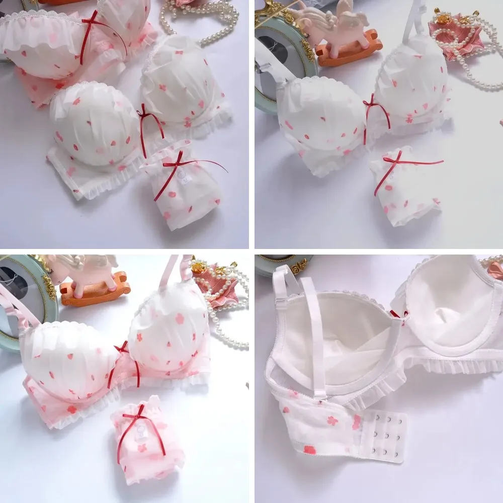 Wire-Free Push Up Bra Set: Sexy Lace Bralette & Panty, Comfort Cotton, Triangle Cup
Wire-Free Push Up Bra Set: Sexy Lace Bralette & Panty, Comfort Cotton, Triangle Cup