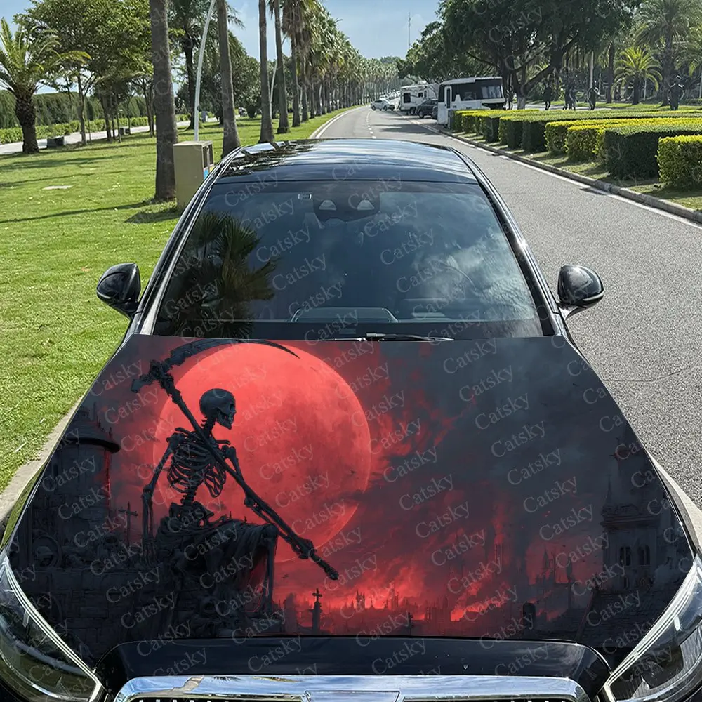 Gothic Skeleton Knight in Red Moon Car Cover Sticker, Auto Hood Decal, Car Exterior Scratch Resistant Decal, Trendy Gift for Car
Gothic Skeleton Knight in Red Moon Car Cover Sticker, Auto Hood Decal, Car Exterior Scratch Resistant Decal, Trendy Gift for Car
