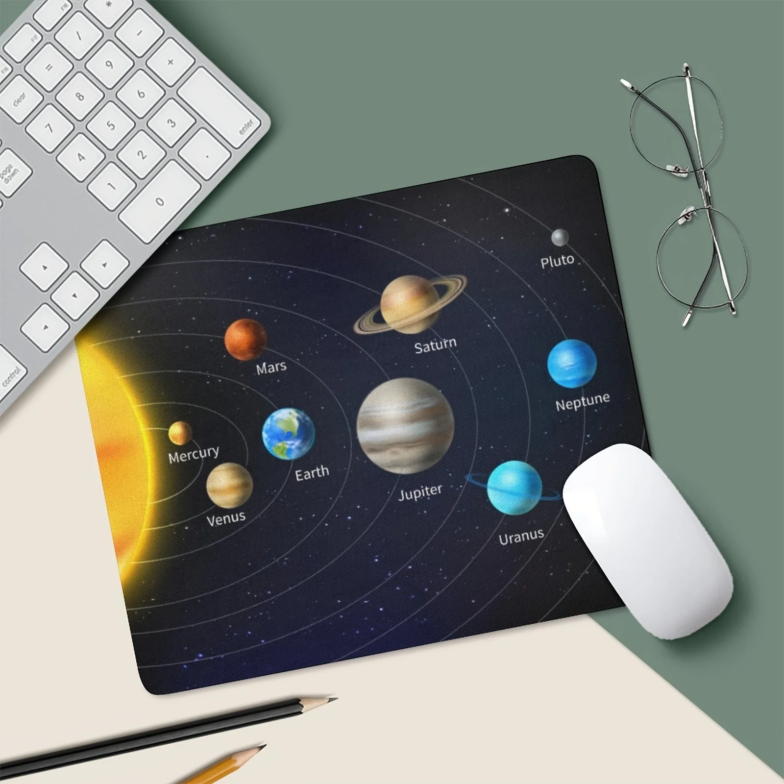 Solar System Universe Theme Design Pattern Large Gaming Mouse Pads, for Office and Laptop Use, Suitable for Home and Work Space
Solar System Universe Theme Design Pattern Large Gaming Mouse Pads, for Office and Laptop Use, Suitable for Home and Work Space