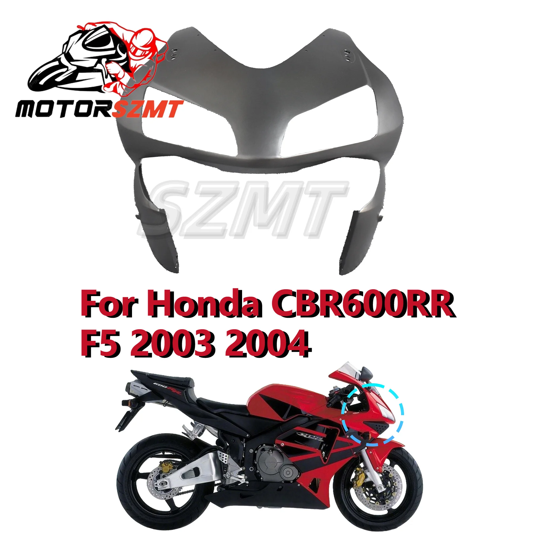 Front Nose Headlight Cover Front Protector for Honda CBR600R F5 2003-2004 Motorcycle Headlight Headlamp Cover ABS
Front Nose Headlight Cover Front Protector for Honda CBR600R F5 2003-2004 Motorcycle Headlight Headlamp Cover ABS