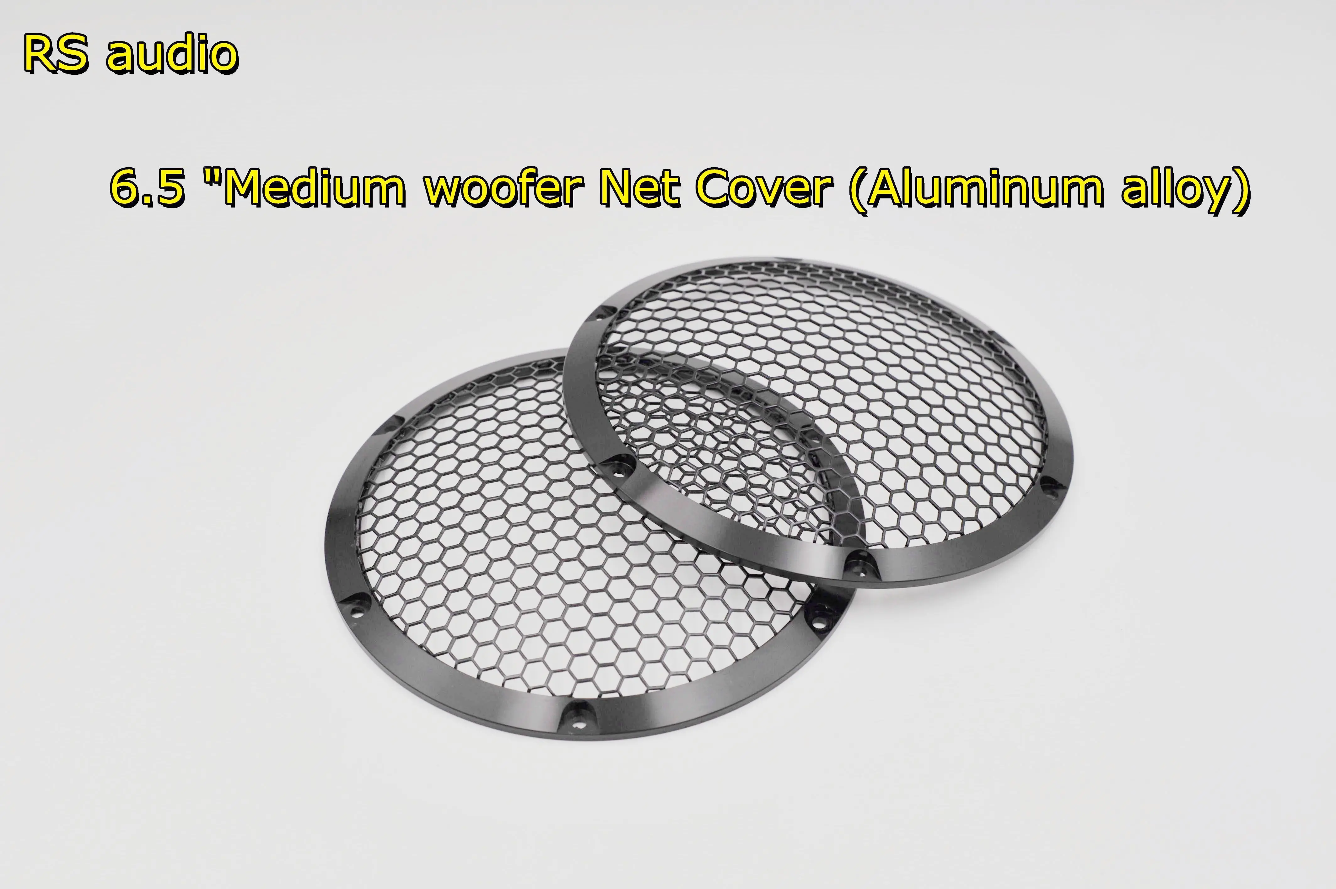 RS Audio Speaker Mesh Covers Aluminum Alloy Mid-Range 6.5' to 8' Inch Large Hole Speaker Grille for Sound System Modification
RS Audio Speaker Mesh Covers Aluminum Alloy Mid-Range 6.5' to 8' Inch Large Hole Speaker Grille for Sound System Modification