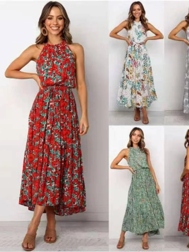 2025 Women's Dress New Summer Sexy And Fashionable Milk Silk Printed Floral Long Skirt
2025 Women's Dress New Summer Sexy And Fashionable Milk Silk Printed Floral Long Skirt