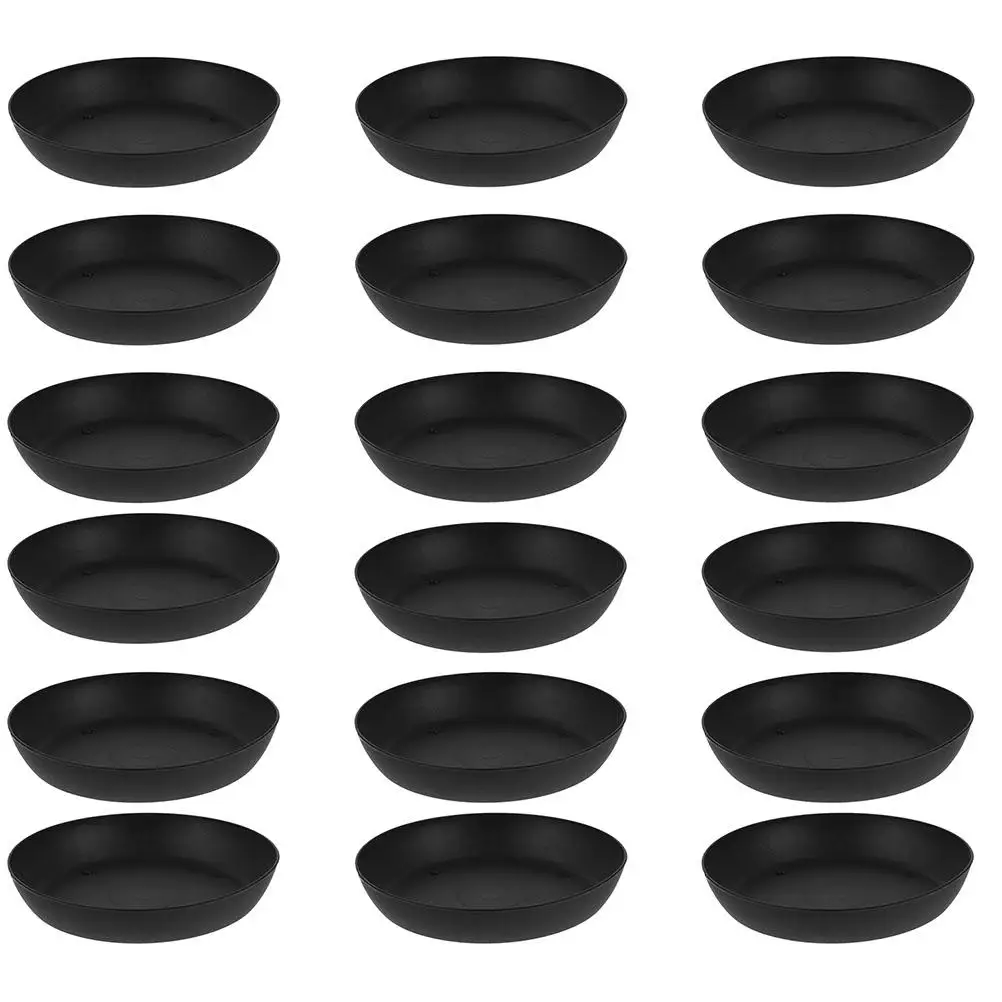 20 Pcs Black Plant Saucers Small Plastic Tray Round Shaped for Flower Pots Prevent Water Leakage Keep Clean Multi Use Drainage
20 Pcs Black Plant Saucers Small Plastic Tray Round Shaped for Flower Pots Prevent Water Leakage Keep Clean Multi Use Drainage