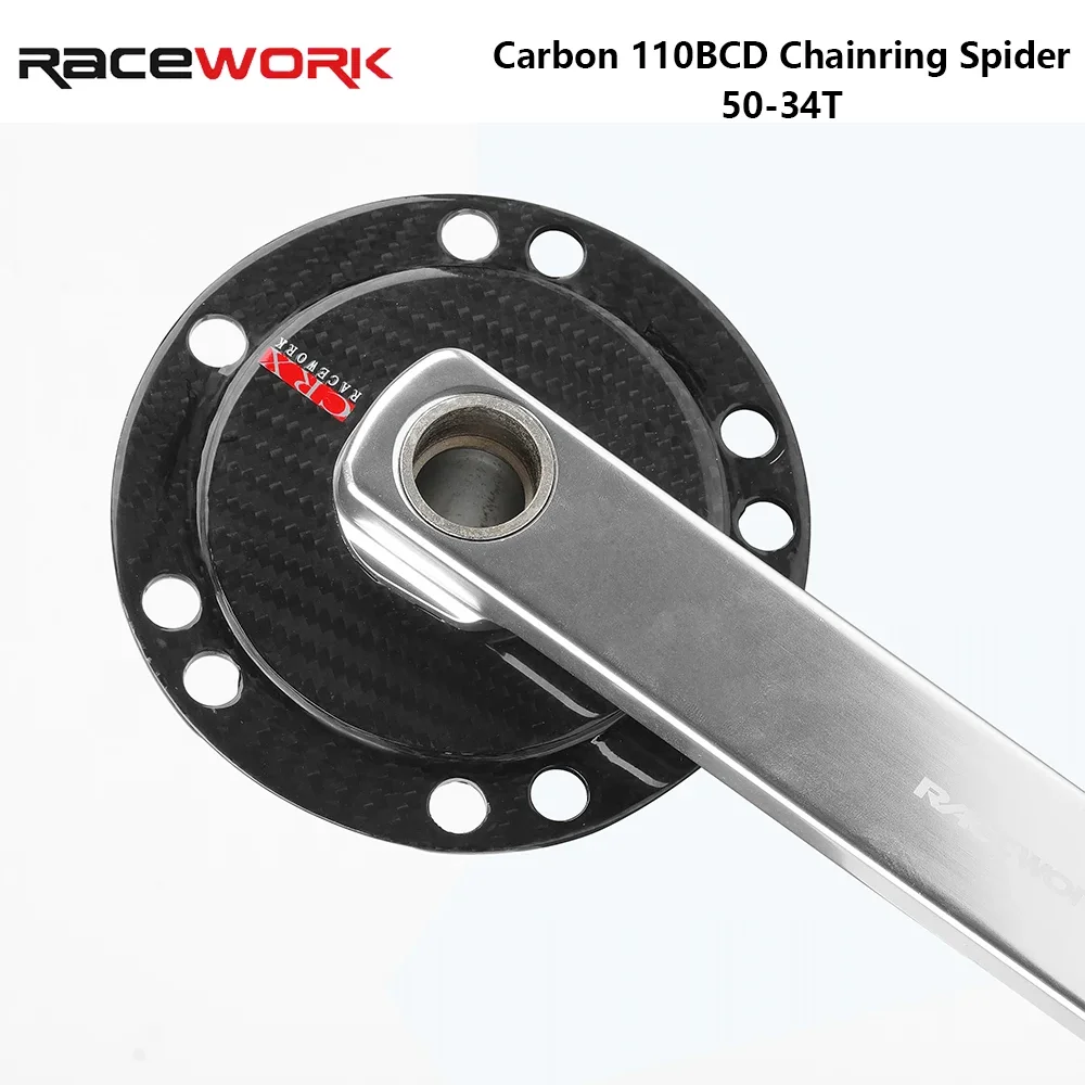 RacewoRK Carbon Fibre 110BCD Chainring Spider For R7000 R8000 R9000 Road Bike Double Speed 4 5 Bolt Bicycle Chainwheel CRX02
RacewoRK Carbon Fibre 110BCD Chainring Spider For R7000 R8000 R9000 Road Bike Double Speed 4 5 Bolt Bicycle Chainwheel CRX02