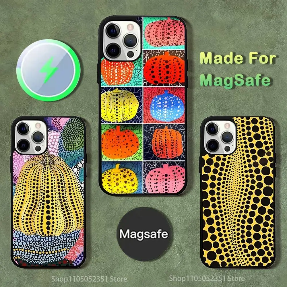 Yayoi Kusama Pumpkin Phone Case For iPhone 16,15,14,13,12,11,Pro,Max,Plus,Mini,SE4,E Magnetic Magsafe Wireless Charging
Yayoi Kusama Pumpkin Phone Case For iPhone 16,15,14,13,12,11,Pro,Max,Plus,Mini,SE4,E Magnetic Magsafe Wireless Charging