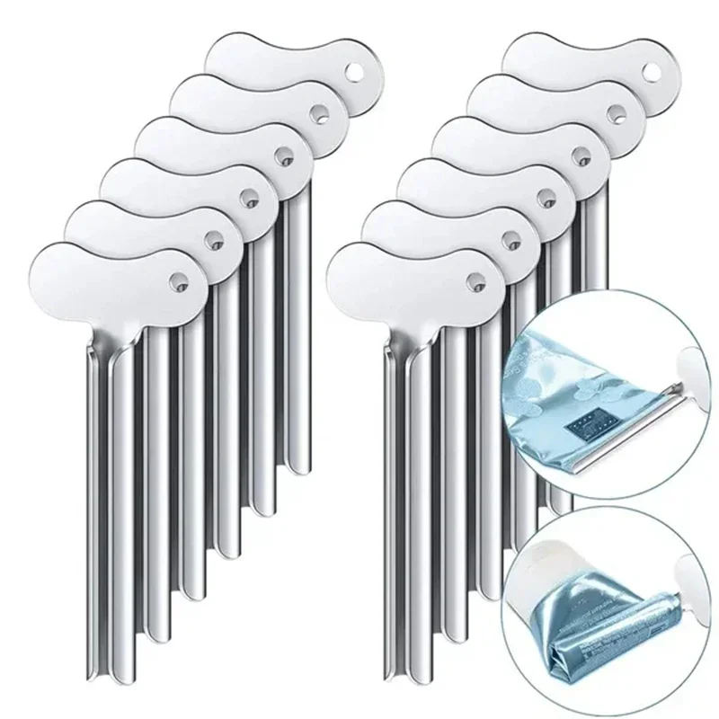 1-6 Pcs Stainless Steel Toothpaste Tube Squeezers Metal Key Toothpaste Squeezers for Bathroom Hair Dye Cosmetic Tubes Squeezer
1-6 Pcs Stainless Steel Toothpaste Tube Squeezers Metal Key Toothpaste Squeezers for Bathroom Hair Dye Cosmetic Tubes Squeezer