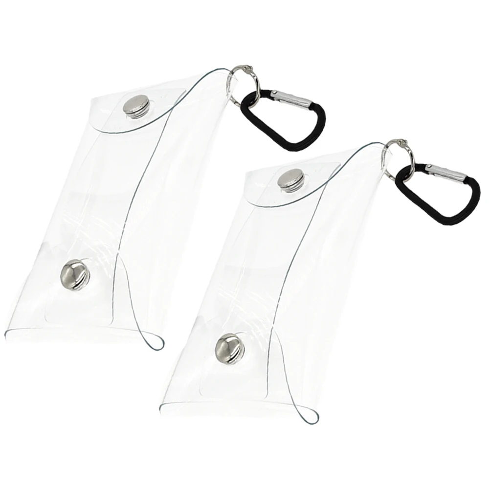 2pcs Key Bag Storage Outdoor Pouch Transparent Wallet Compact Clear Pvc Daily Reusable Travel Multi Function Cosmetics
2pcs Key Bag Storage Outdoor Pouch Transparent Wallet Compact Clear Pvc Daily Reusable Travel Multi Function Cosmetics