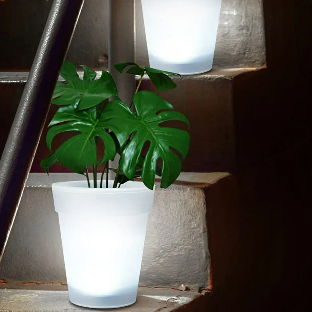 E5 Outdoor Solar Creative Garden Flowerpot Light Night Automatic Lighting Lawn Light 4LED Courtyard Light Waterproof Solar Lamp
E5 Outdoor Solar Creative Garden Flowerpot Light Night Automatic Lighting Lawn Light 4LED Courtyard Light Waterproof Solar Lamp